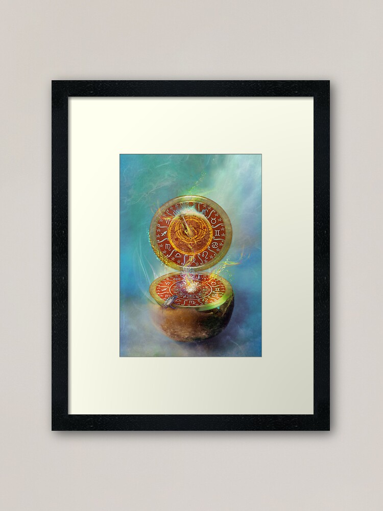 Thumbnail 2 of 7, Framed Art Print, The Compass designed and sold by jena dellagrottaglia.