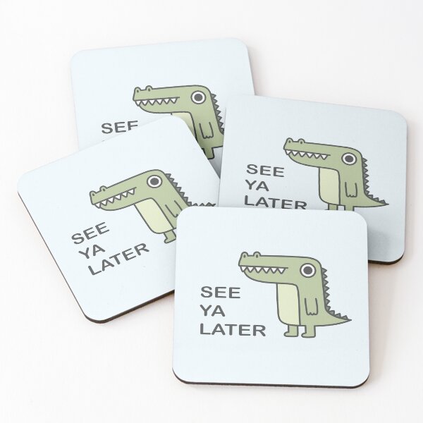 Item preview, See Ya Later Alligator designed and sold by brewsterandlulu.