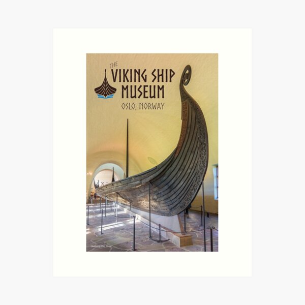 Item preview, The Viking Ship Museum Travel Poster designed and sold by travelwitheric.
