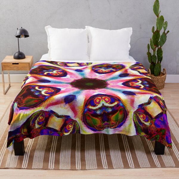 Item preview, Vibrant Reds And Purple Scarab Flower Art designed and sold by Frostyjenson.