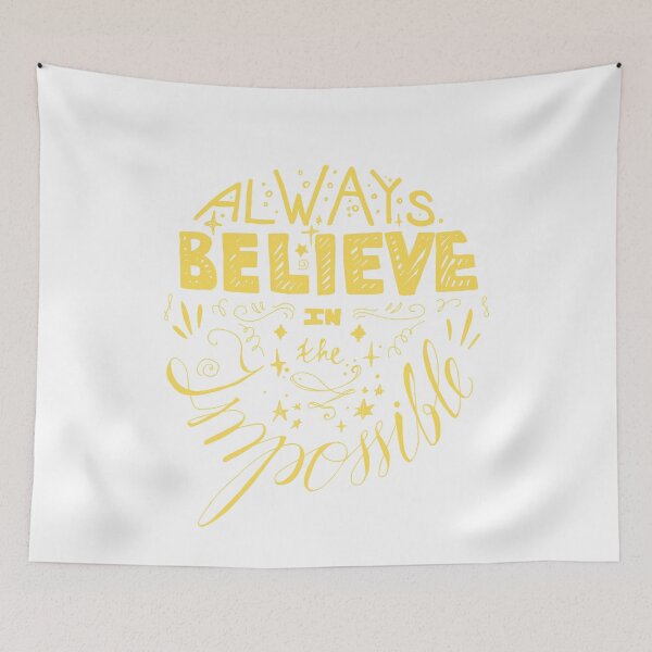 Item preview, Always believe in the impossible Typography designed and sold by javes93.