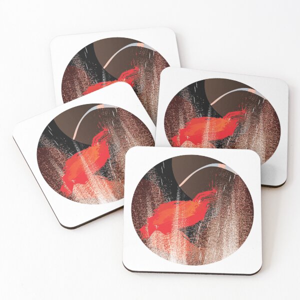 Item preview, Tear in My Heart - Glitch Digital Abstract Art Confetti and Flames designed and sold by Charredsky.