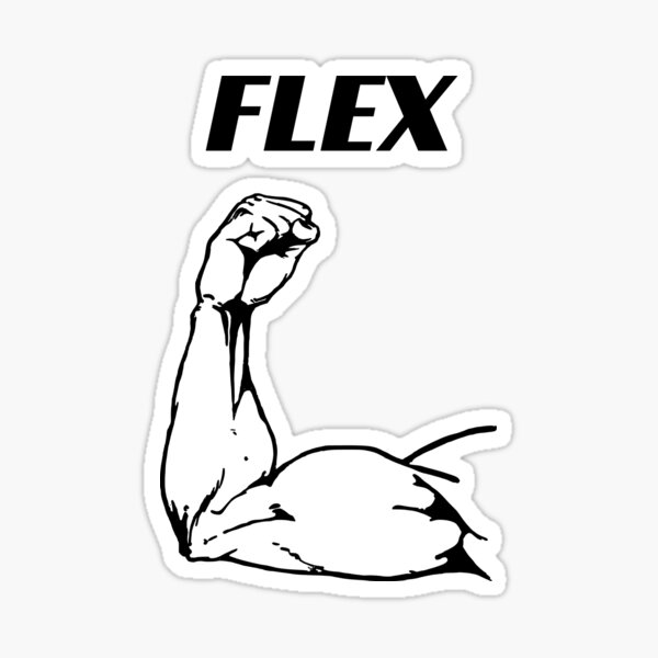 Hand Flex Stickers Redbubble