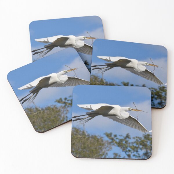 Item preview, Egret with Branch designed and sold by richardbryce.