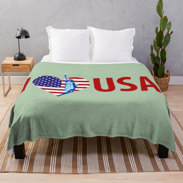 Artikelvorschau, Ich liebe USA entworfen und verkauft von doniainart.
