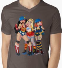 Derby Heroes Men's V-Neck T-Shirt