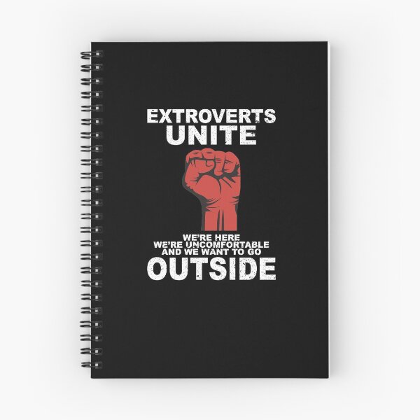 Item preview, Extroverts unite we are here we're uncomfortable and we want to go outside  designed and sold by thehafdesigner.