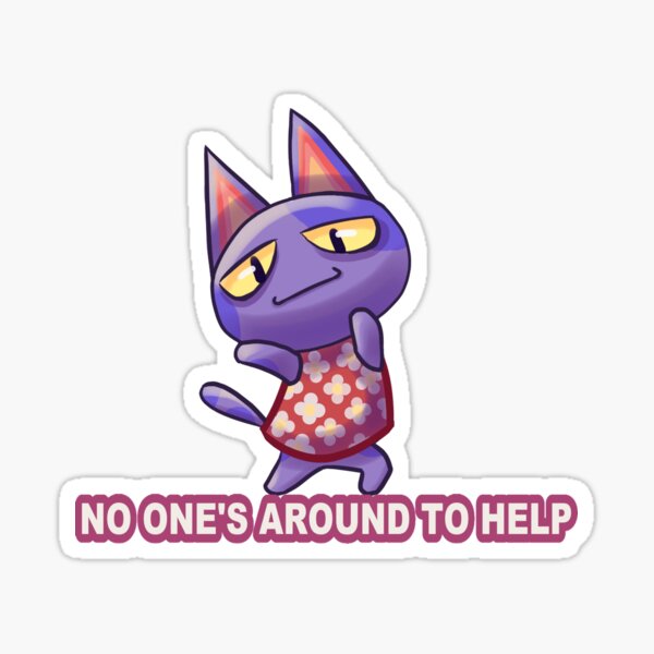 Sticker Niemand Ist Da Redbubble