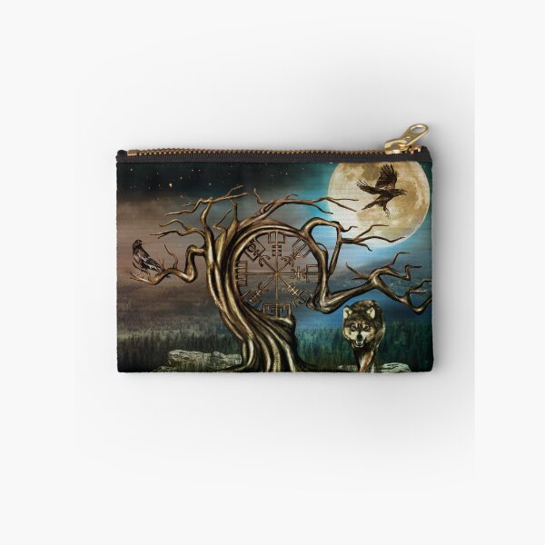Item preview, Vegvisir Tree Moon landscape designed and sold by k9printart.