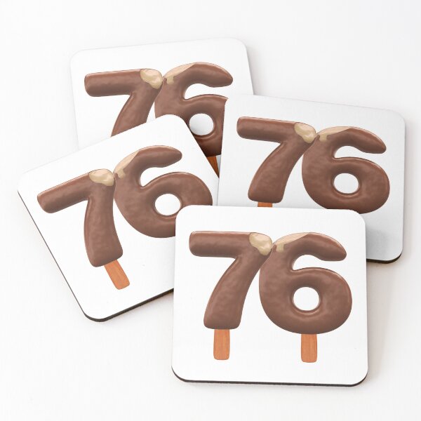 Item preview, 76 Ice Cream Seventy Six Number 3d Chocolate designed and sold by HelloFromAja.