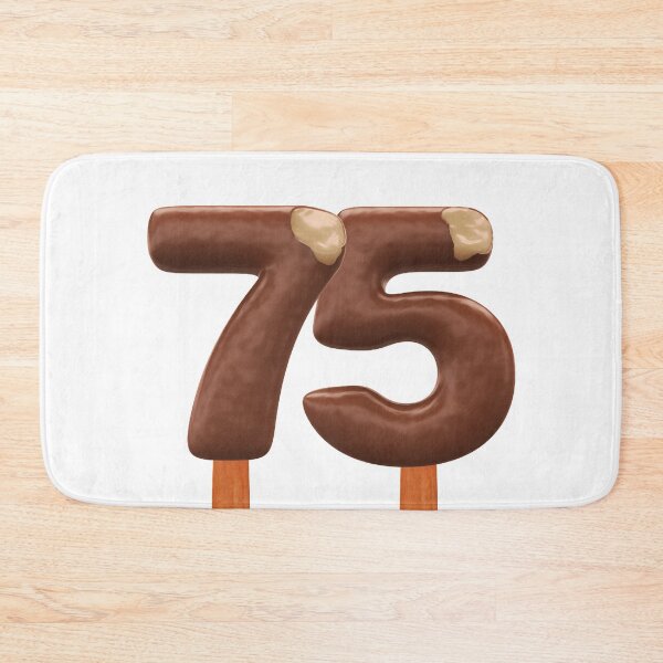 Item preview, 75 Ice Cream Seventy Five Number 3d Chocolate designed and sold by HelloFromAja.