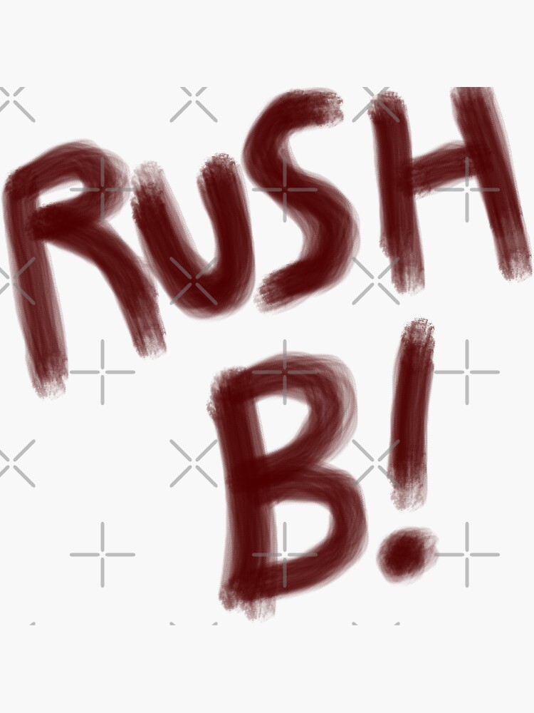 "Rush B CSGO Comic Design" Sticker By YouCool007 | Redbubble