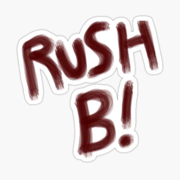 "Rush B CSGO Comic Design" Sticker By YouCool007 | Redbubble