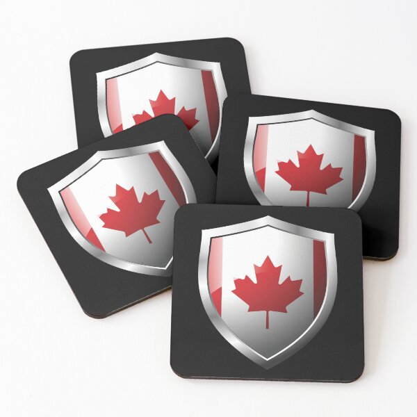 Item preview, Strong Canada Flag Shield Country designed and sold by HelloFromAja.