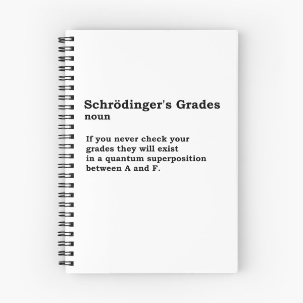 Item preview, Schrödinger's grades physics nerd science gift designed and sold by LeMuesch.