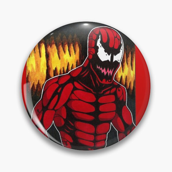 Artikelvorschau, Carnage Marvel Villain Sharpie Marker Zeichnung entworfen und verkauft von PyromaniacJoe.