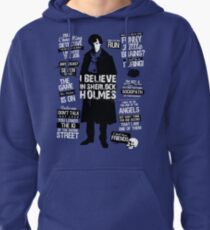 Detective Quotes Pullover Hoodie