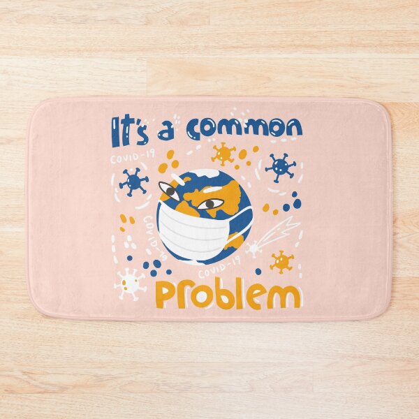 Item preview, planet Earth wearing mask. It's a common problem. designed and sold by Dina Konovalova.