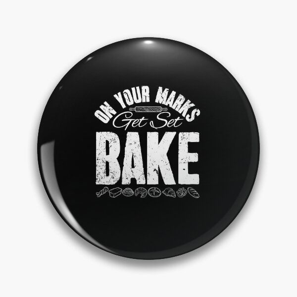 Item preview, On Your Marks Get Set Bake Funny Baker designed and sold by Captain Mood.