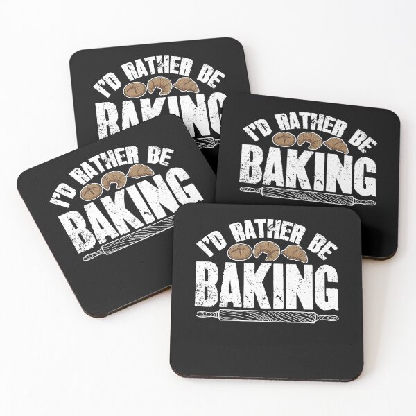 Item preview, I'd Rather Be Baking Funny Baker designed and sold by Captain Mood.