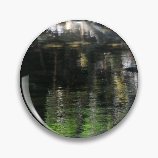Item preview, A Lush Green Creek with Rocks and Reflections designed and sold by LemonsandInk.