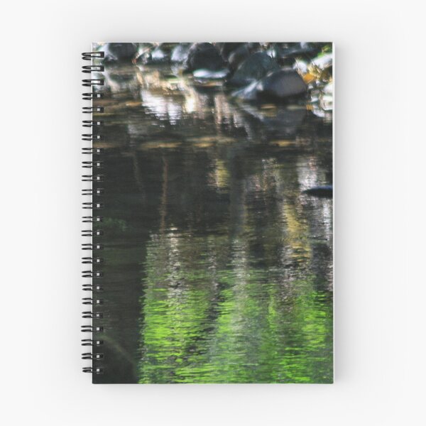 Item preview, A Lush Green Creek with Rocks and Reflections designed and sold by LemonsandInk.