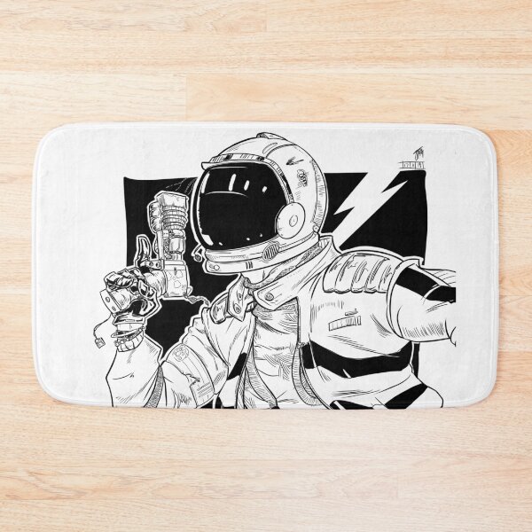 Item preview, G.A.P - Gunslinger Astronaut Person (Black & White) designed and sold by jordypeatpeat.