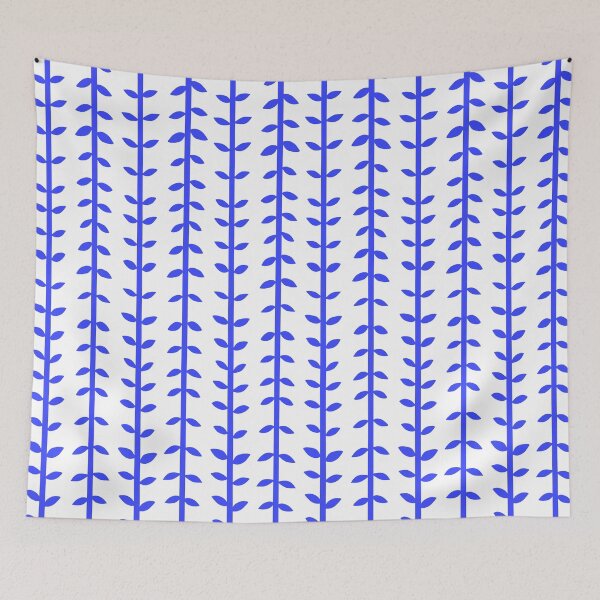 Item preview, blue leaves designed and sold by pavaniglia.