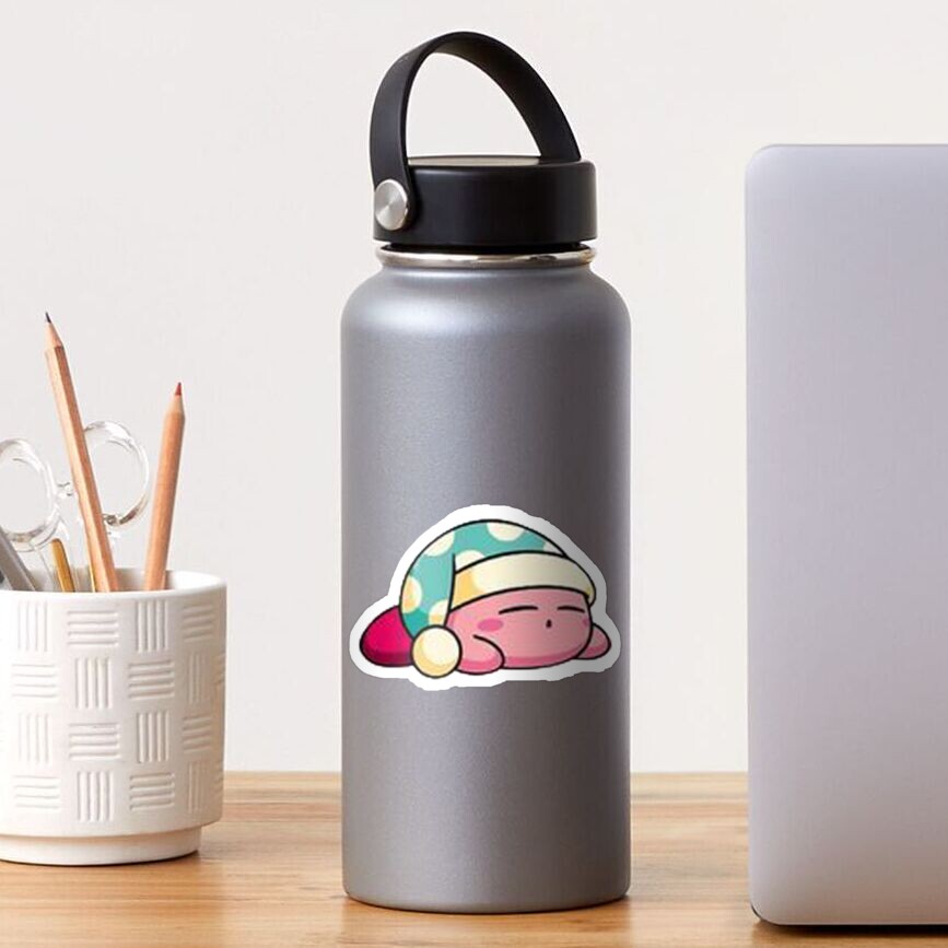 Sleepy Kirby Sticker