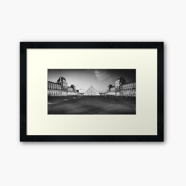 Item preview, Paris Louvre Panorama BW – France designed and sold by lesslinear.