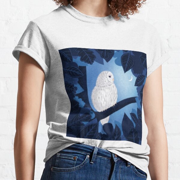 Schneeeule, Eule Classic T-Shirt
