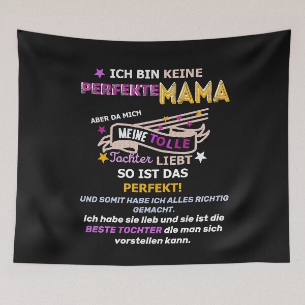 Item preview, Not a perfect mom daughter saying designed and sold by Myriala.