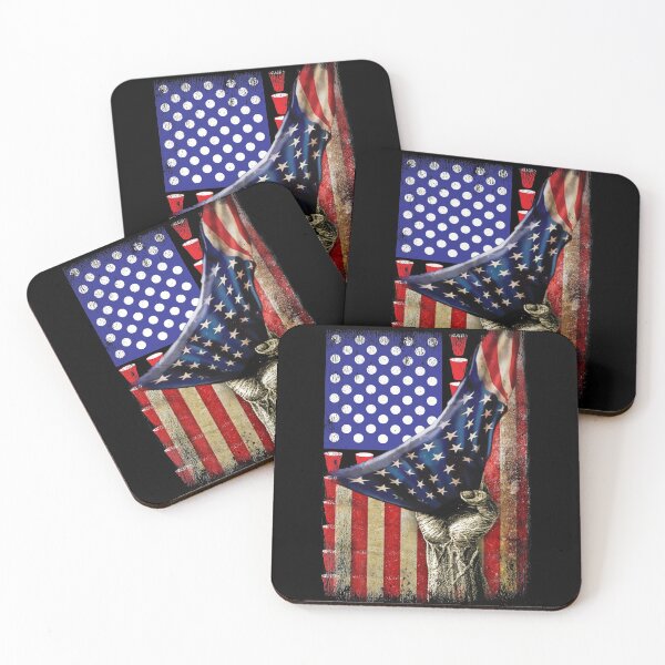 Item preview, Patriotic American Flag Beer Pong designed and sold by ip7s.