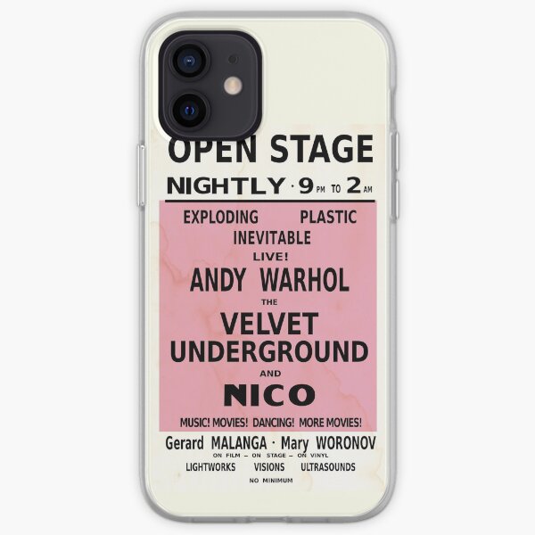 VELVET UNDERGROUND NICO ANDY WARHOL VINTAGE POSTER iPhone Soft Case