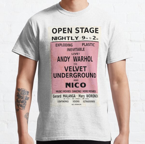 VELVET UNDERGROUND NICO ANDY WARHOL VINTAGE POSTER Classic T-Shirt