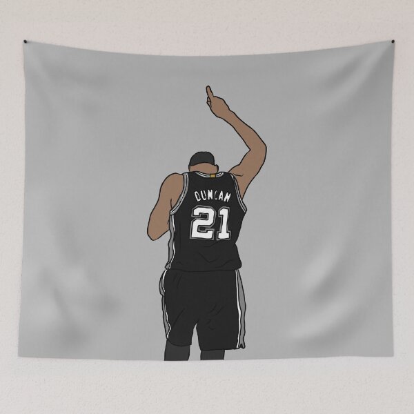 Item preview, Tim Duncan Pointing Up designed and sold by RatTrapTees.