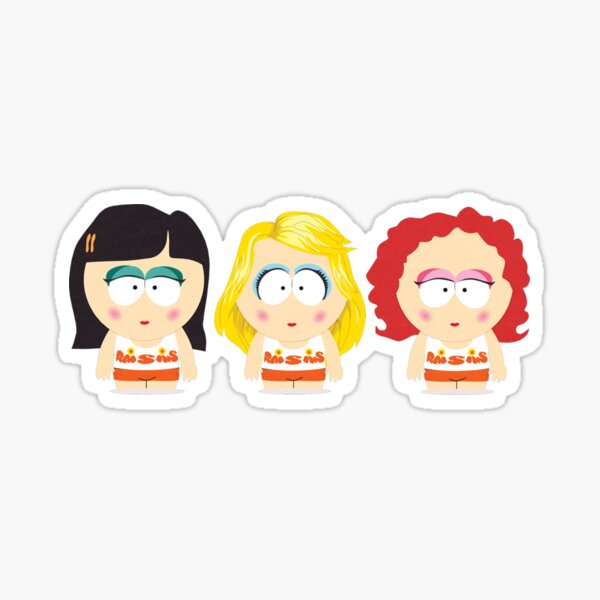 "South Park Raisins Girls" Sticker for Sale by Crumpettt Redbubble