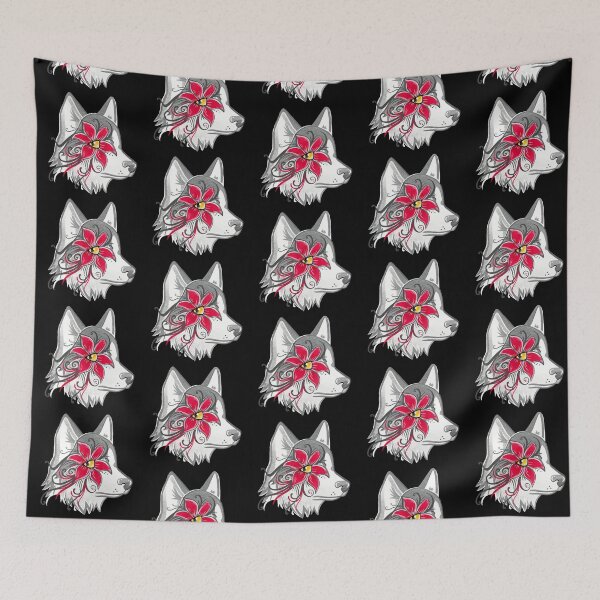Item preview, Stippled Floral Husky designed and sold by jasmineberry.