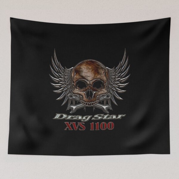Item preview, Drag Star XVS 1100 skull designed and sold by KlaraBubble.