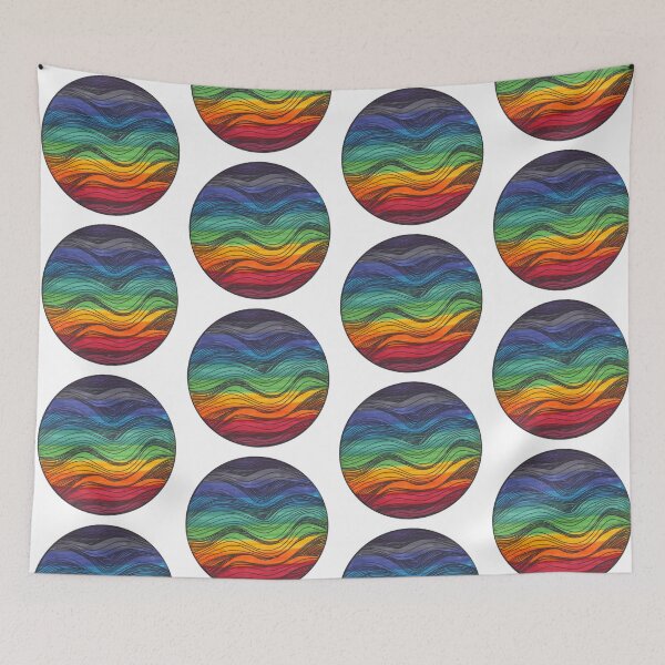 Item preview, Ranbow wave vibe designed and sold by TildaT.