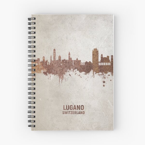 Item preview, Lugano Switzerland Skyline designed and sold by ArtPrints.