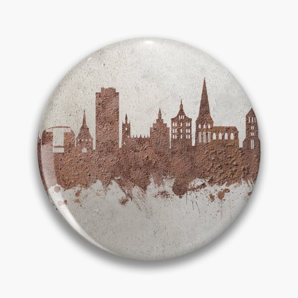 Item preview, Rostock Germany Skyline designed and sold by ArtPrints.