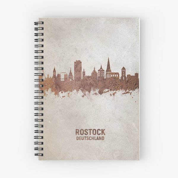 Item preview, Rostock Germany Skyline designed and sold by ArtPrints.