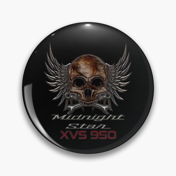 Item preview, Midnight Star XVS 950 skull designed and sold by KlaraBubble.