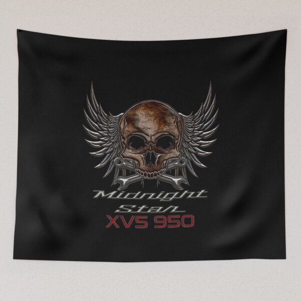 Item preview, Midnight Star XVS 950 skull designed and sold by KlaraBubble.