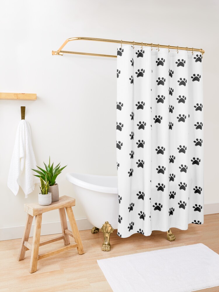 "Dog paw print art" Shower Curtain for Sale by Gavlart Redbubble