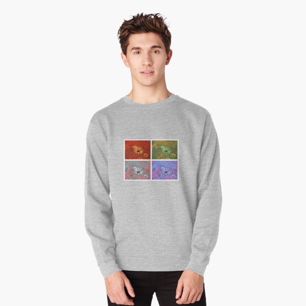 Blütengruß mal 4 Pullover