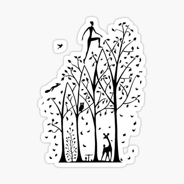 How to live - aufwärts Sticker