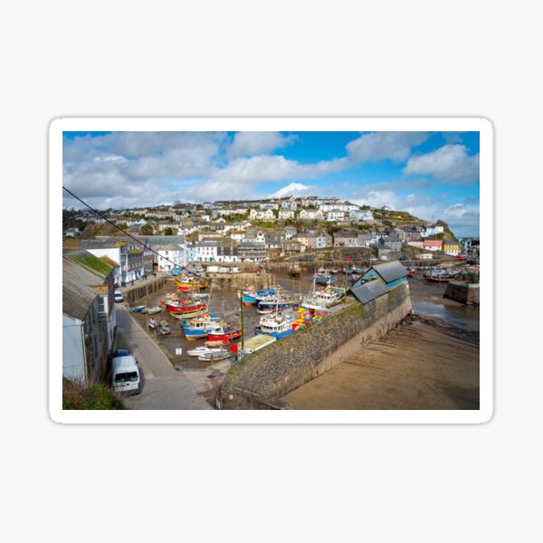 Mevagissey fishing village Cornwall Sticker