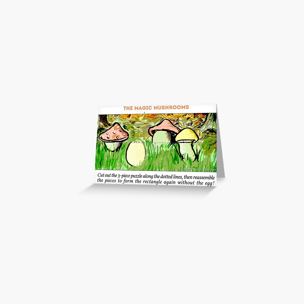 The Magic Mushrooms Greeting Card